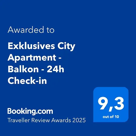 Exklusives - Balkon - 24h Check-in